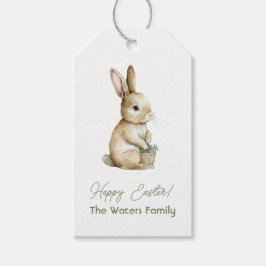 Para Presente Etiqueta de Favorito do Coelho da Cor da Água da p
