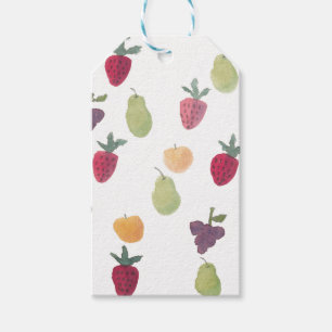 Para Presente Etiqueta de Fruta de Aquarela bonito personalizáve