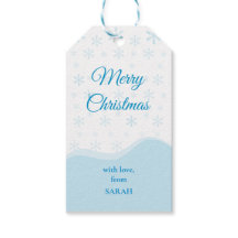 Etiqueta de Natal | Desenho de Floco de Neve