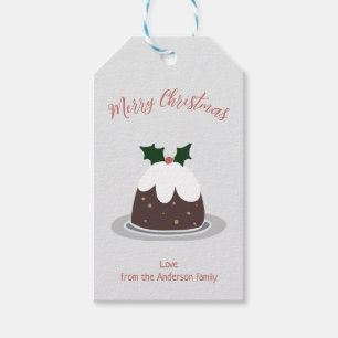 Para Presente Etiqueta de Natal Moderna