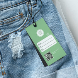 Para Presente Etiqueta de oferta corporativa verde