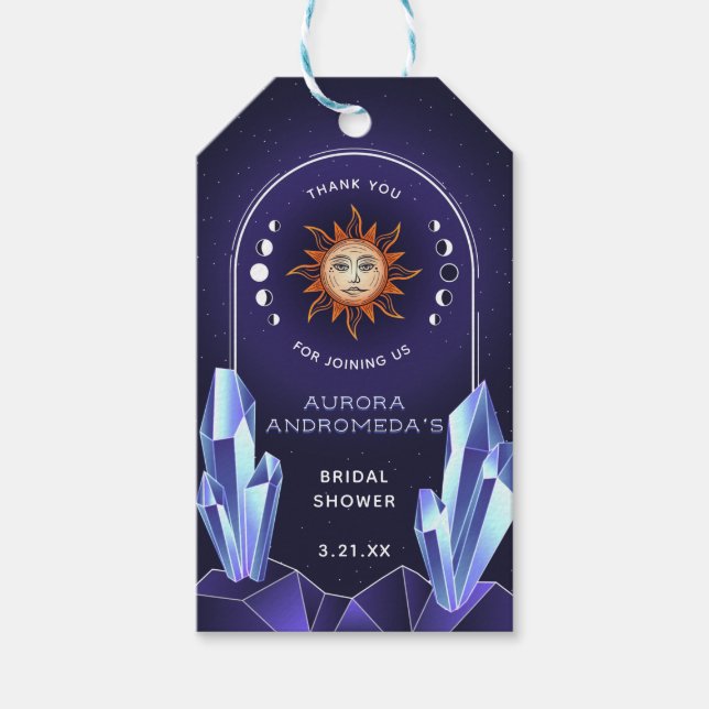 Para Presente Etiqueta de Oferta de Evento Sun Místico (Frente)