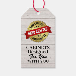 Para Presente Etiqueta de oferta de negócios artesanal