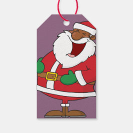 Para Presente Etiqueta de Oferta de Papel Nicholas, Santo Negro 