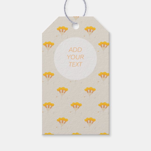 Para Presente Etiqueta de Oferta design de Campo Poppies (Frente)