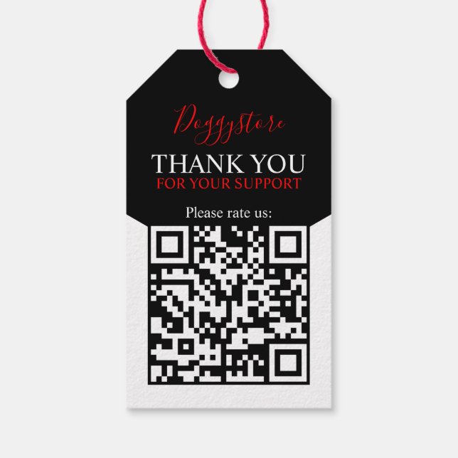 Para Presente Etiqueta de preço de roupa personalizada com taman (Verso)