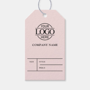 Para Presente Etiqueta de Preço de Roupas com Logotipo de Negóci