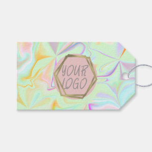Para Presente Etiqueta de Preço de Roupas da Butique Iridescente