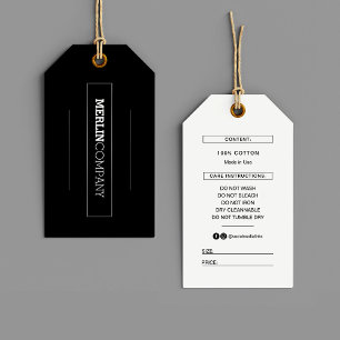 Para Presente Etiqueta de preço de travamento do logotipo comerc