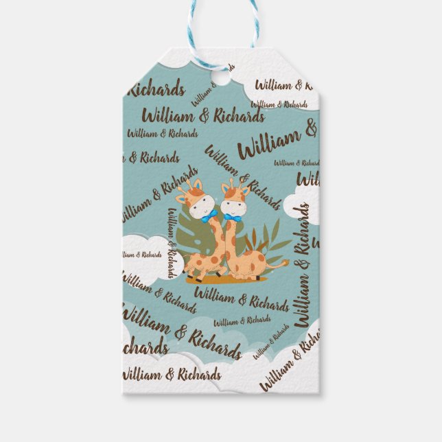 Para Presente Etiqueta de presentes (Frente)