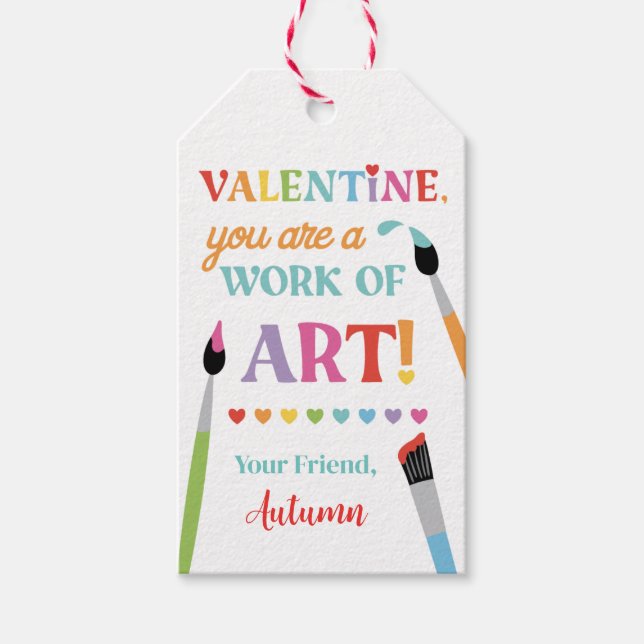 Para Presente Etiqueta de presentes (Frente)