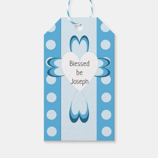 Para Presente Etiqueta de presentes abençoada - Conjunto de 10 (Frente)