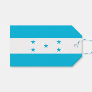 Para Presente Etiqueta de presentes com bandeira de Honduras