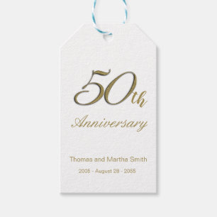 Para Presente Etiqueta de presentes de 50 anos