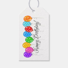 Para Presente Etiqueta de presentes de aniversário feliz - SRF