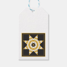 Etiqueta de presentes de celebração de feriado pre