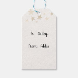 Para Presente Etiqueta de presentes de feriados felizes