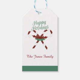 Para Presente Etiqueta de presentes de feriados felizes personal