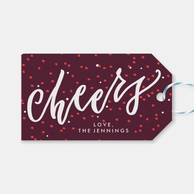 Para Presente Etiqueta de presentes de férias personalizadas (Frente (horizontal))