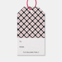 Para Presente Etiqueta de presentes de Natal Feliz da Xadrez Clá