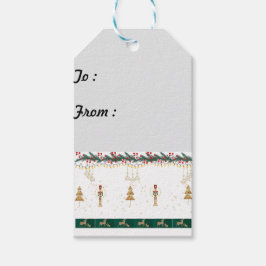 Para Presente Etiqueta de presentes de Natal festivo