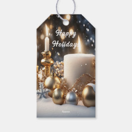 Para Presente Etiqueta de presentes de Natal nas velas