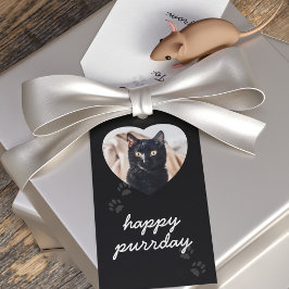 Para Presente Etiqueta de presentes de Pet de Aniversário de Gat