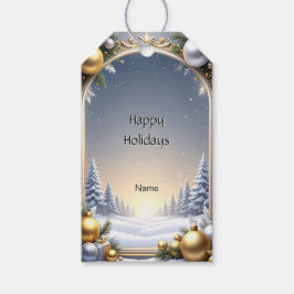 Para Presente Etiqueta de presentes de quadro de Natal