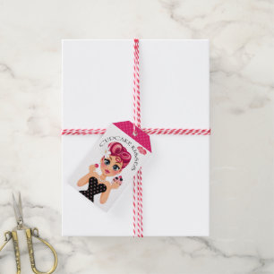 Para Presente Etiqueta de presentes de versão pessoal do Cupcake