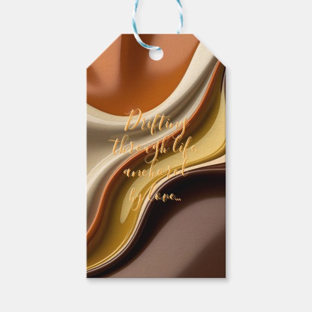 Para Presente Etiqueta de presentes no gráfico na moda abstrato (Frente)