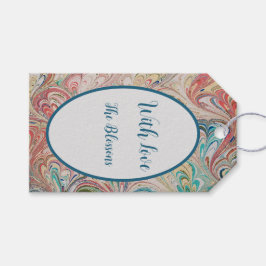 Para Presente Etiqueta de presentes personalizada de papel embut