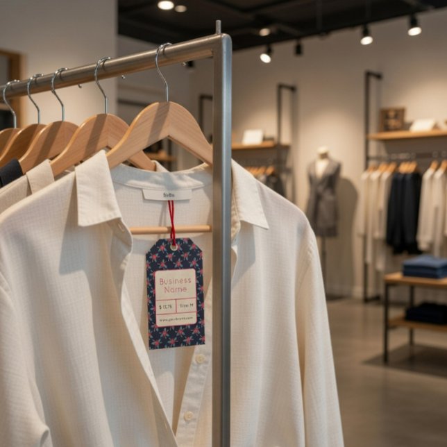 Para Presente Etiqueta de Roupas da Butique Floral (Criador carregado)