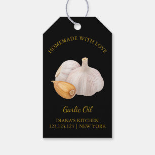 Para Presente Etiqueta de suspensão de óleo de alho simples e ca