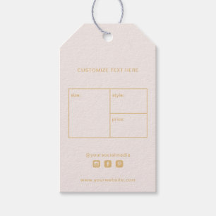 Para Presente Etiqueta de travamento do logotipo comercial Etiqu