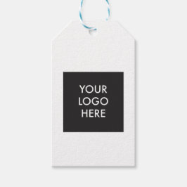 Para Presente Etiqueta de travamento do logotipo personalizado, 