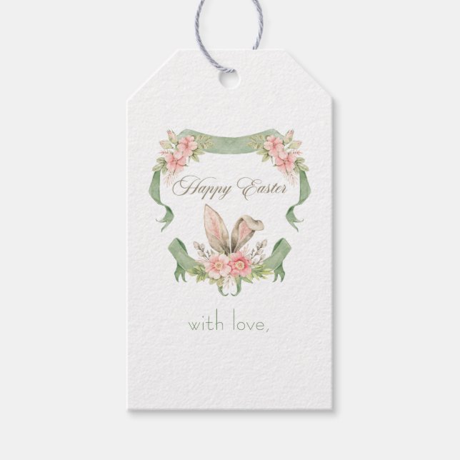 Para Presente etiqueta felz pascoa (Frente)