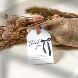 Para Presente Etiqueta Gótica de Casando Arco Preto