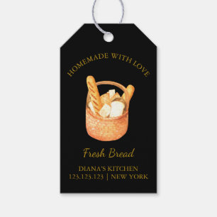 Para Presente Etiqueta Simples de Travamento de Pão Fresco Fresc