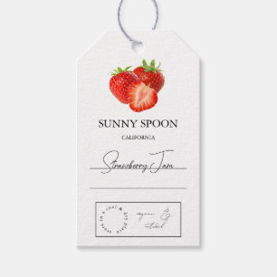 Para Presente Etiqueta Strawberry Hang