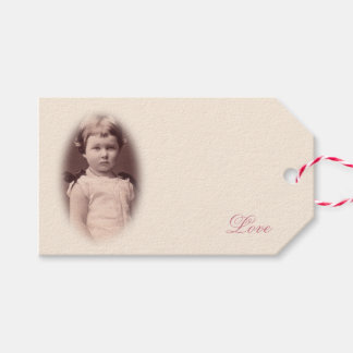 Para Presente Exquisita etiqueta de menina vintage FromMyDesk