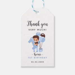 Para Presente Favor do primeiro aniversario Obrigado, Etiqueta