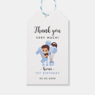 Para Presente Favor do primeiro aniversario Obrigado, Etiqueta