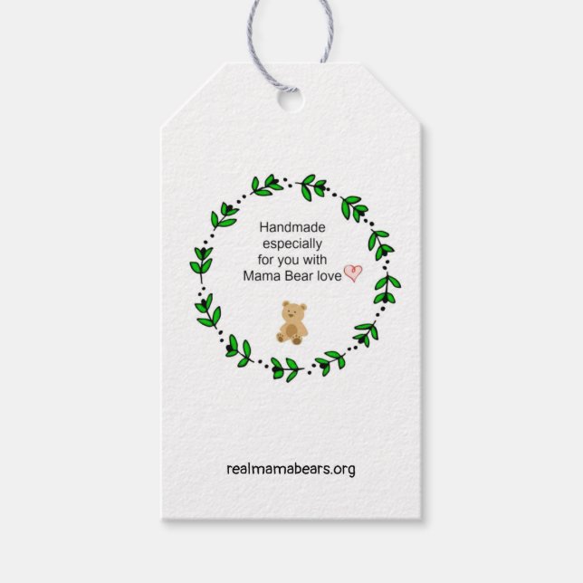 Para Presente Feita com a etiqueta de amor (Frente)