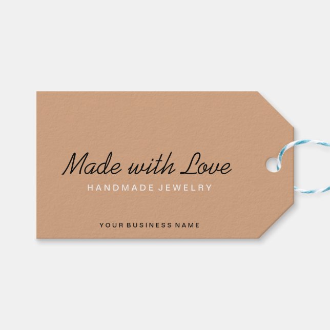 Para Presente Feita com a Etiqueta de Negócios do Love (Frente (horizontal))