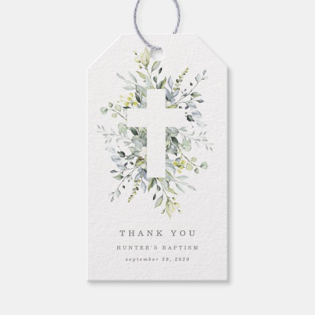 Para Presente Florestas Azuis Dusty Obrigado Etiqueta (Frente)