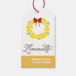 Para Presente Limoncello Gift Tag, etiqueta de favor, etiqueta s