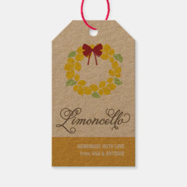 Para Presente Limoncello Gift Tag, etiqueta de favor, etiqueta s