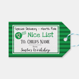 Para Presente Lista Nice Etiqueta de Oferta de Mensagem de Papai