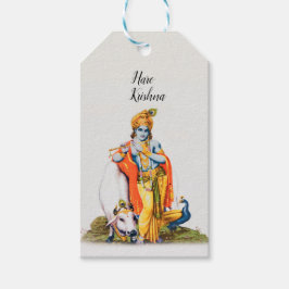 Para Presente Lorde Simples Personalizado Krishna com Etiqueta d