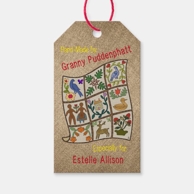 Para Presente Marceneiros Personalizado Feito à Mão Por Etiqueta (Frente)